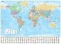 Collins World Wall Paper Map - Preview