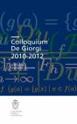 Colloquium De Giorgi 2010-2012 - Preview