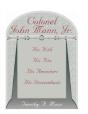 Colonel John Mann, Jr., His Kith, His Kin, His Ancestors, His Descendants, Revised Edition - Preview