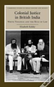 Capa do artigo Colonial Justice In British India