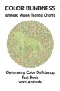 Color Blindness Ishihara Vision Testing Charts Optometry Color Deficiency Test Book With Animals - Preview