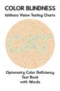 Color Blindness Ishihara Vision Testing Charts Optometry Color Deficiency Test Book With Words - Preview