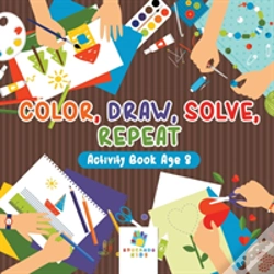 Capa do artigo Color, Draw, Solve, Repeat | Activity Book Age 8