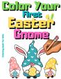 Color Your First Easter Gnome Coloring Book For Kids - Preview
