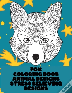 Capa do artigo Coloring Book Animal Designs - Stress Relieving Designs - Fox