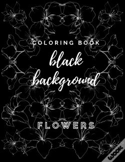 Capa do artigo Coloring Book Black Background Flowers