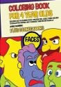 Coloring Book For 4 Year Olds (Faces) - Preview