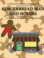 Coloring Book For 7+ Year Olds  (Gingerbread Man And Houses) - Preview
