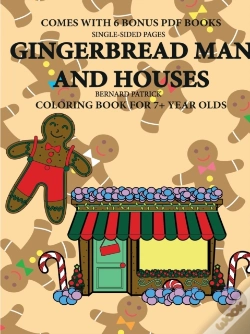 Capa do artigo Coloring Book For 7+ Year Olds  (Gingerbread Man And Houses)