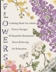 Coloring Book For Adults Flower