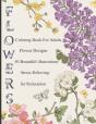 Coloring Book For Adults Flower - Preview