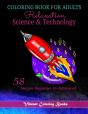 Coloring Book For Adults Relaxation Science & Technology - Preview