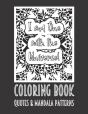 Coloring Book Quotes & Mandala Patterns - Preview