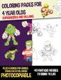 Coloring Pages For 4 Year Olds (Superheroes And Villains) - Preview