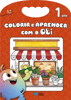 Capa do artigo Colorir e aprender com o Obi - 1.º ano