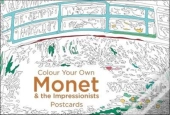 Colour Your Own Monet & The Impressionists Postcard Book