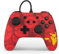 Capa do artigo Comando Oficial PowerA com fios Pikachu Nintendo Switch