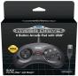 Comando Retro Bit Official SEGA Mega Drive 8 Button USB - Black/Preto - Preview
