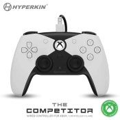 Capa do artigo Comando Xbox Hyperkin - The Competitor (Wired White)