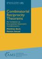 Combinatorial Reciprocity Theorems - Preview