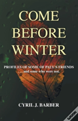 Capa do artigo Come Before Winter
