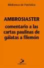 Comentario A Las Cartas Paulinas De Galatas A Filemon - Preview