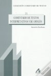 Capa do artigo Comentario De Textos Interpretativos Y De Opinión