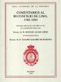 Comentarios Al Iii Concilio De Lima, 1582-1583. - Preview