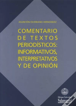 Capa do artigo Comentarios De Textos Periodísticos:Informativos, Interpretativos Y De Opinión