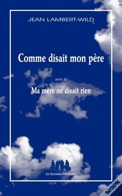 Capa do artigo Comme Disait Mon Père ; Ma Mère Ne Disait Rien