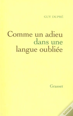 Capa do artigo Comme Un Adieu Dans Une Langue Oubliee