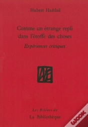 Capa do artigo Comme Un Étrange Repli Dans L
