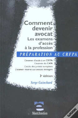 Capa do artigo Comment Devenir Avocat ; 3e Edition