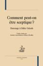 Comment Peut-On Être Sceptique ? Hommage À Didier Deleule - Preview