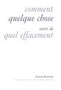 Comment Quelque Chose ; Quel Effacement - Preview
