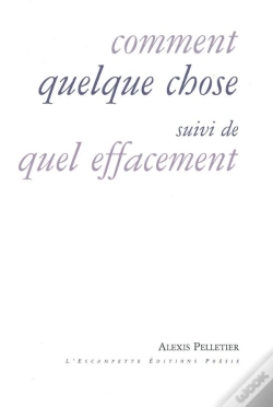 Capa do artigo Comment Quelque Chose ; Quel Effacement