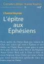 Commentaire Biblique - Nouveau Testament T.10; L'Épître Aux Éphésiens - Preview