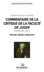 Commentaire De La Critique De La Faculte De Juger - Preview