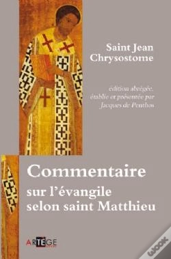 Capa do artigo Commentaire Sur L'Evangile Selon Saint Matthieu
