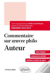 Capa do artigo Commentaire Sur L