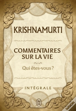 Capa do artigo Commentaires Sur La Vie ; Intégrale