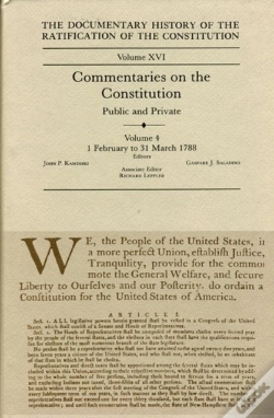 Capa do artigo Commentaries On The Constitution Vol 4