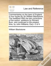 Capa do artigo Commentaries On The Laws Of England In F