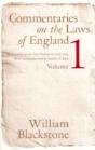 Commentaries On The Laws Of England, Volume 1 - Preview