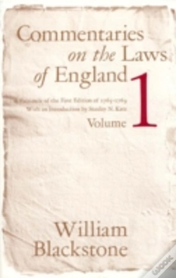 Capa do artigo Commentaries On The Laws Of England, Volume 1