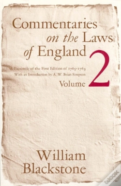 Capa do artigo Commentaries On The Laws Of England, Volume 2