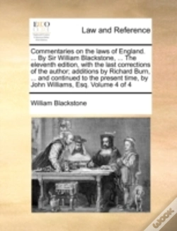 Capa do artigo Commentaries On The Laws Of England. ...