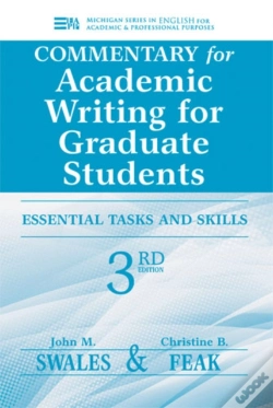 Capa do artigo Commentary For Academic Writing For Graduate Students, 3rd Ed.