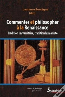Capa do artigo Commenter Et Philosopher À La Renaissance
