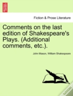 Capa do artigo Comments On The Last Edition Of Shakespeare'S Plays. (Additional Comments, Etc.).